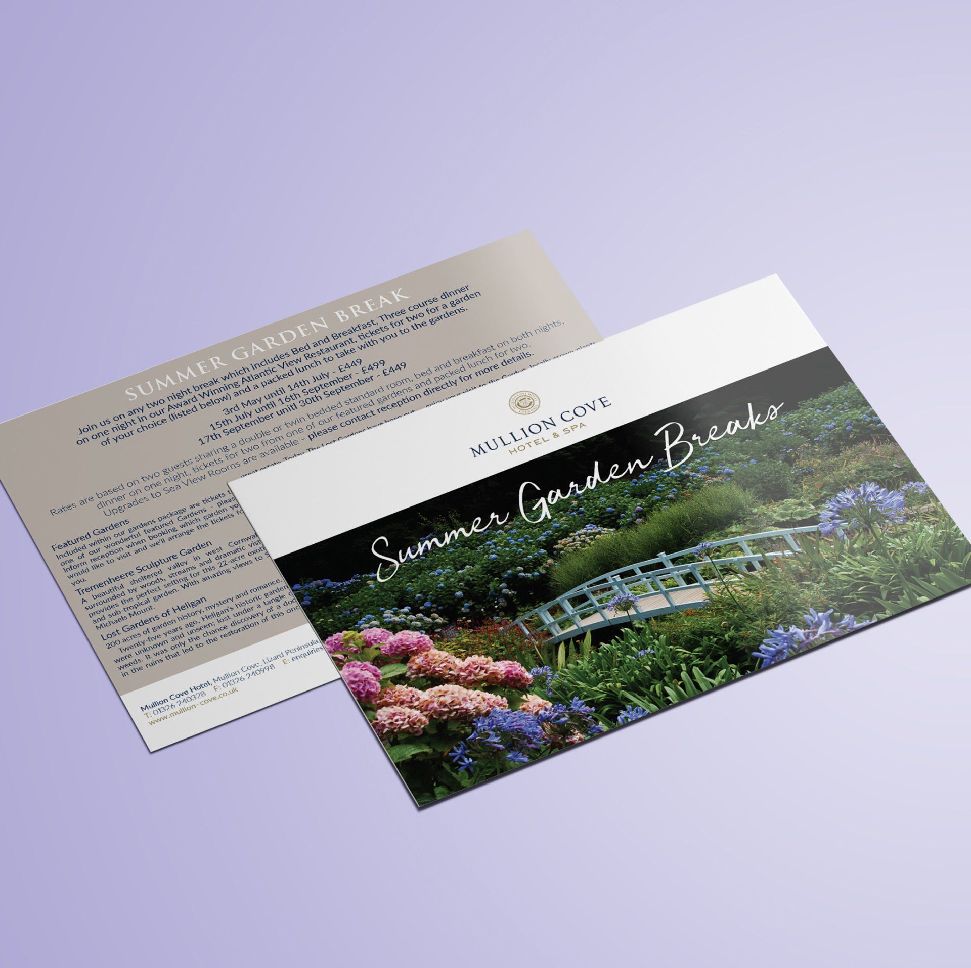 information cards and post card printing