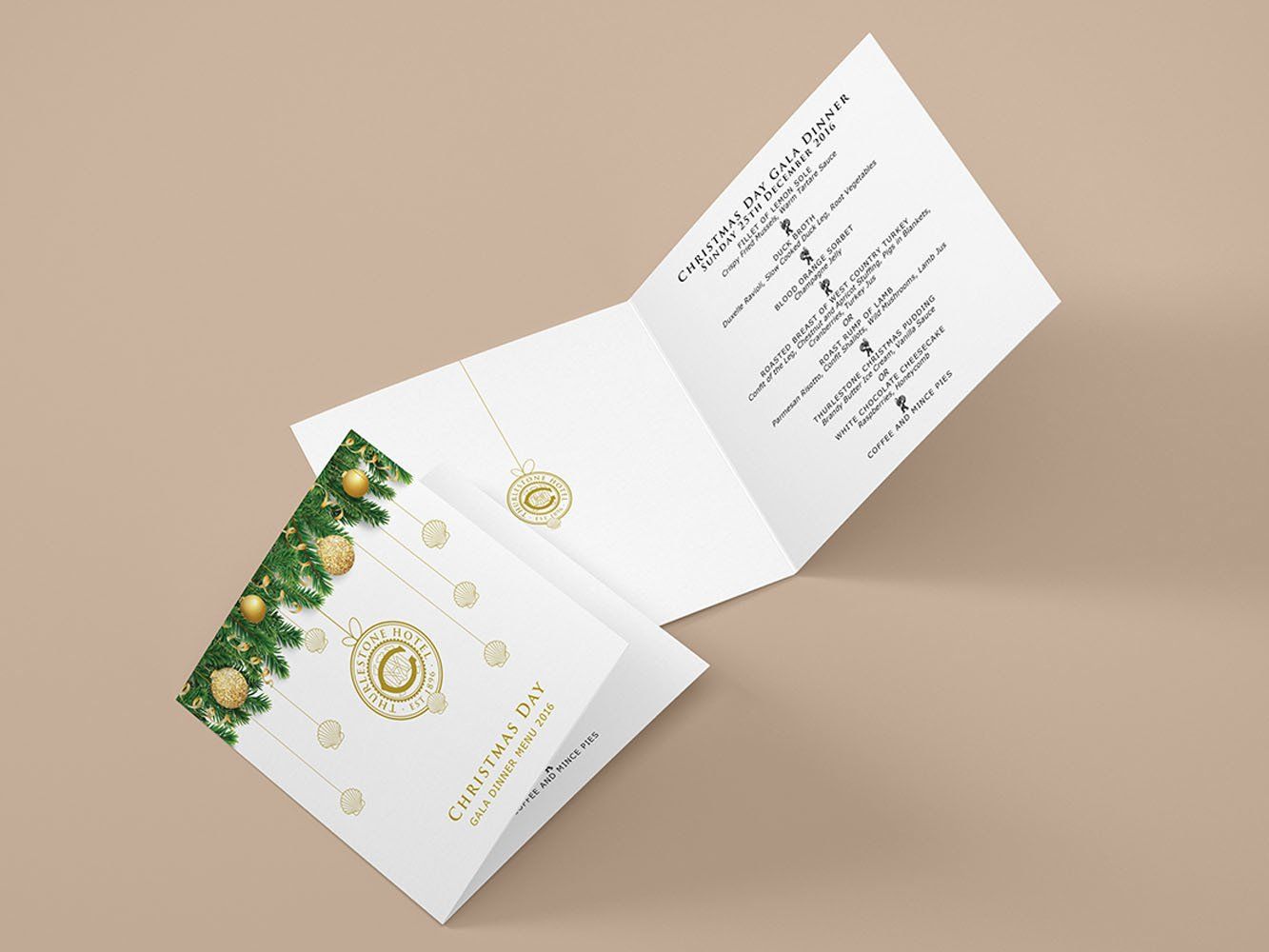 pub, restaurant, hotel, guest house and bed and breakfast square menu and wine list printing