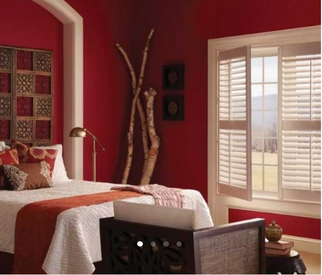 White Wooden Window Frame In The Bedroom — Belgrade, MT — Blind Guy of Butte