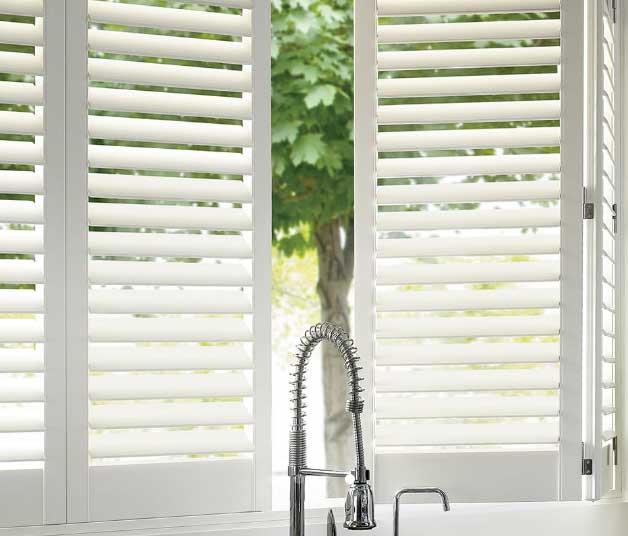 Window Wooden Covering In The Kitchen Wall — Belgrade, MT — Blind Guy of Butte