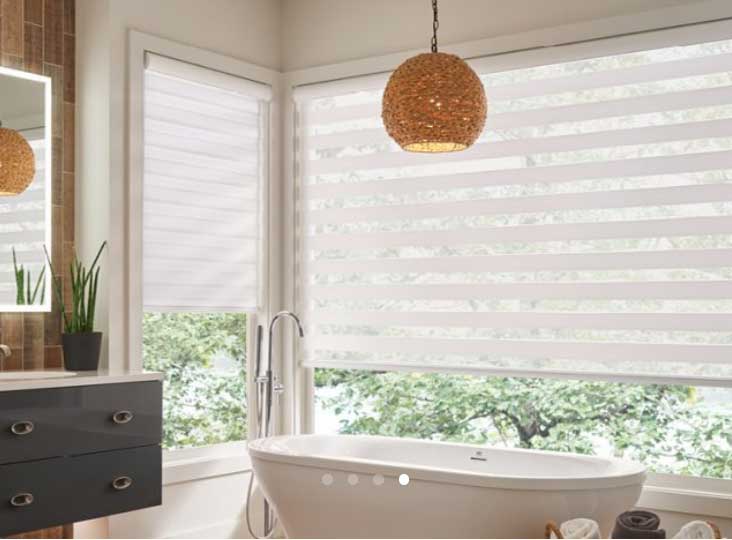 Large Window Covering In The Comfort Room — Belgrade, MT — Blind Guy of Butte