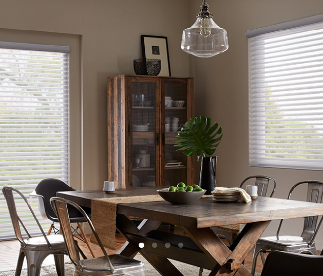 Dining Room With Wooden Table — Belgrade, MT — Blind Guy of Butte