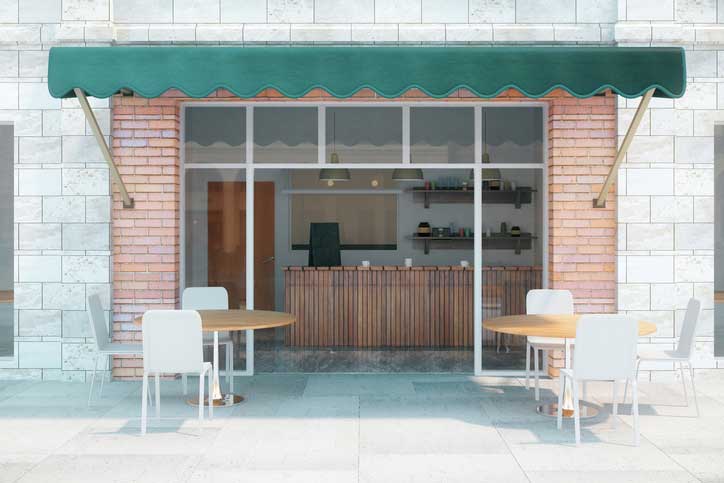 Store Front With Window Covering — Belgrade, MT — Blind Guy of Butte
