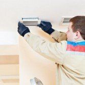 Engineer works with ventilation in Yorktown, VA