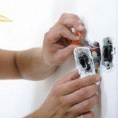 Electrician doing his job in Yorktown, VA