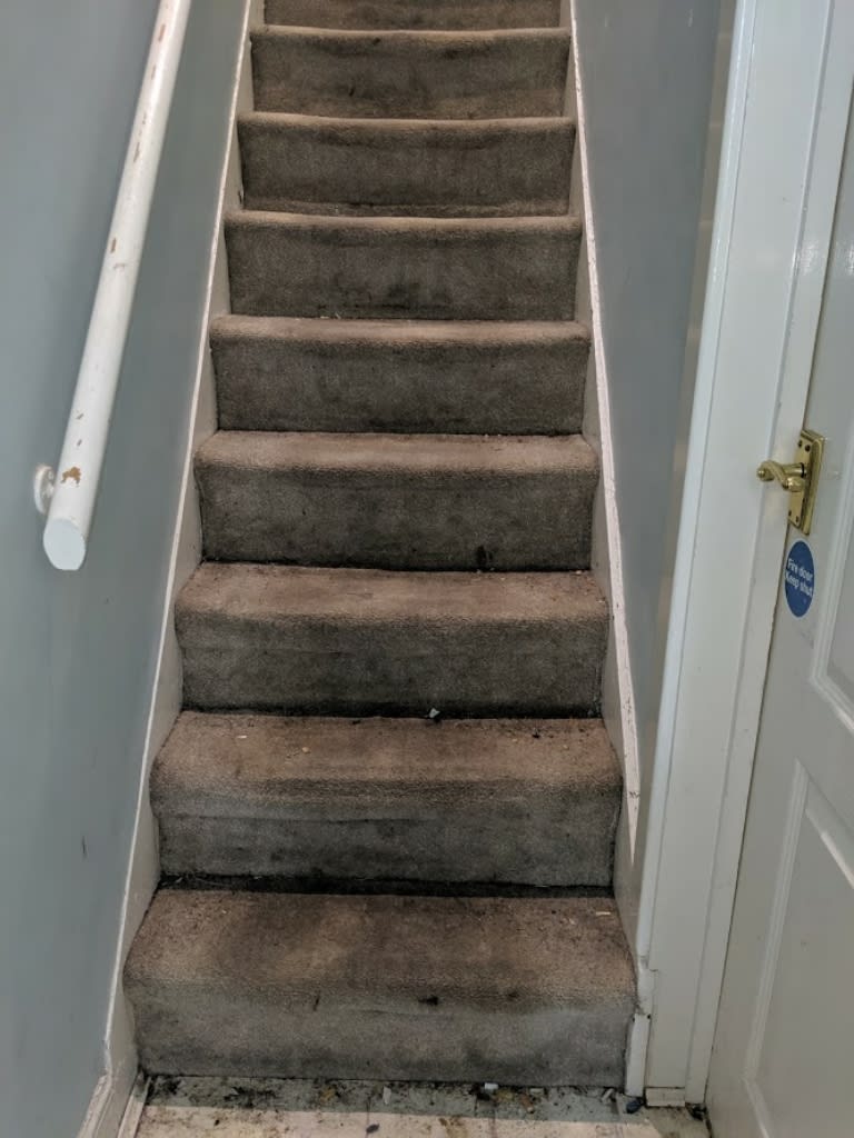 dirty staircase