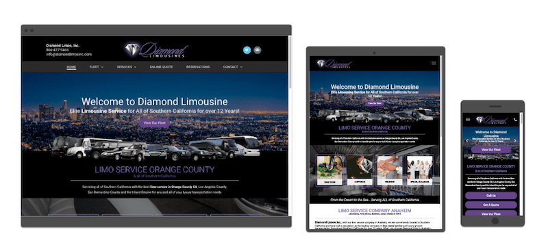 Diamond limo anahiem