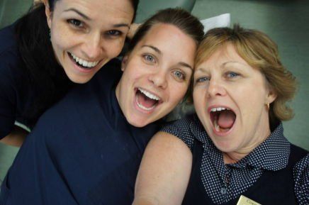Dental practice reception
