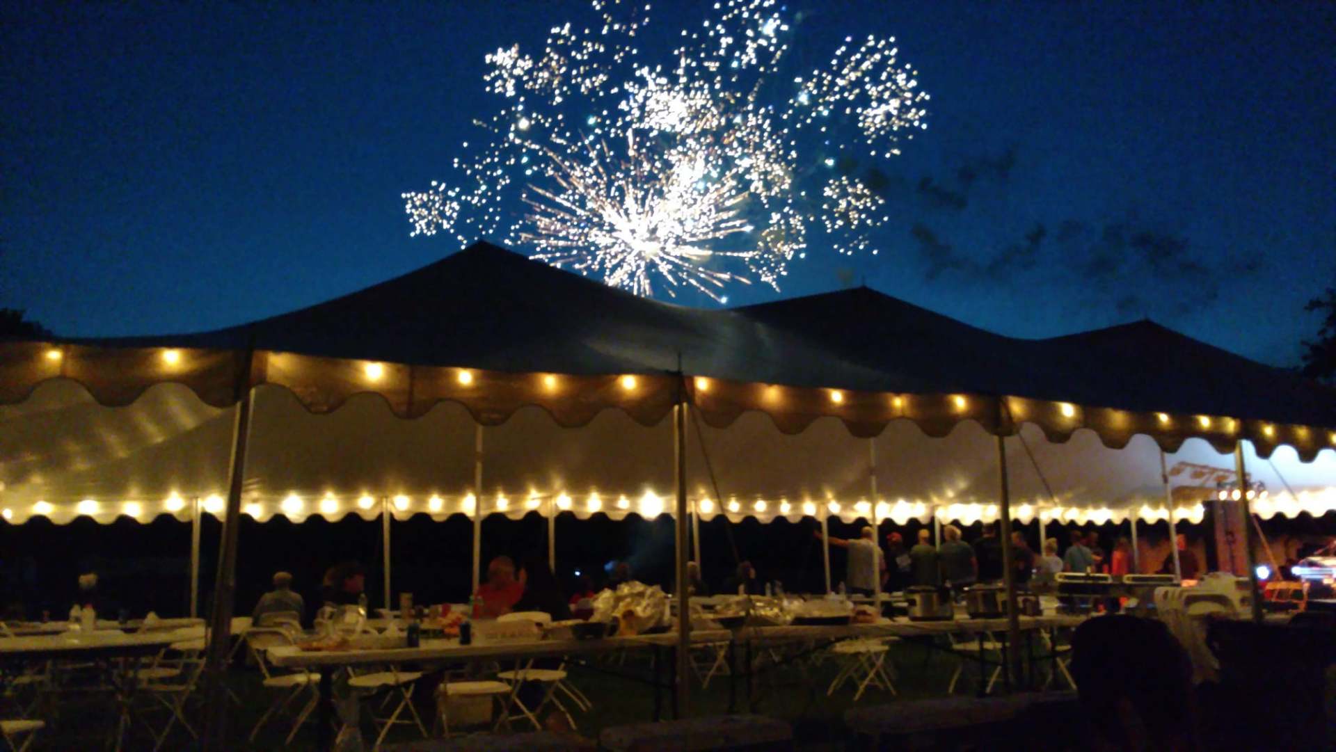 Night Event ─ Charlestown, NH ─ Decker’s Tent Rentals