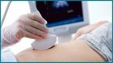 ecografia di supporto, ambulatorio con ecografo, ecografia ostetrica