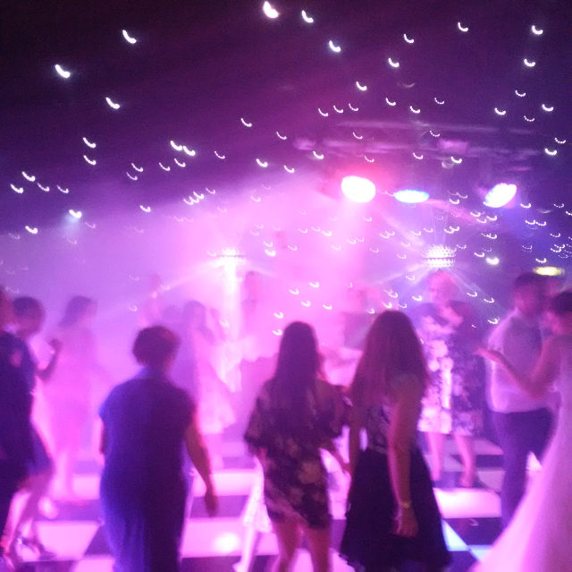 dazzling light show dazzling light show as seen by guests on dance floor