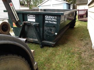 Dumpster Rental Service — Akron, Oh — Glenn's Hauling Dumpster Rental Service — Akron, Oh — Glenn's Hauling