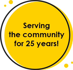 Serving the community for 25 years! Serving the community for 25 years!