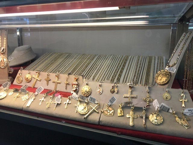 Outside View of Jewelry Shop Necklace and Pendants Jewelry - Pawn Shop in Lancaster, CA
