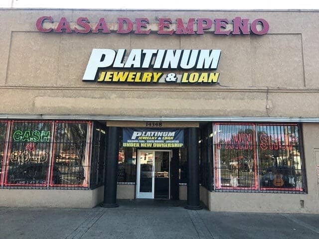 Out Side Front View Necklace and Pendants Jewelry - Pawn Shop in Lancaster, CA