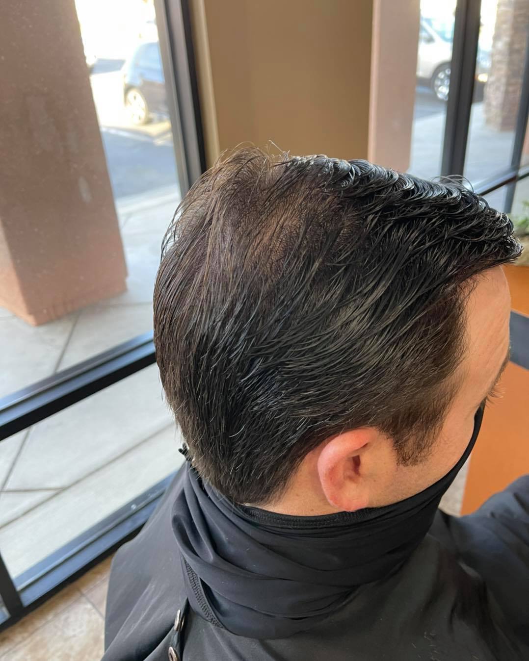 men's haircut