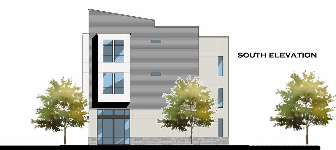 South elevation illustration of The Florence
