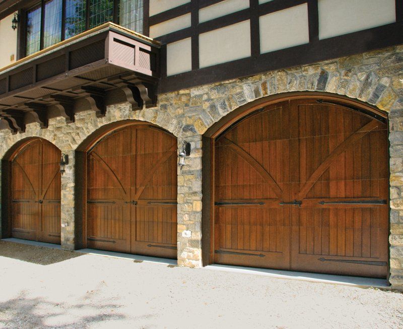 Custom Wood Carriage House Door — Spring Lake Heights, NJ — Lombardy Door Sales & Service Corp.