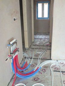 underfloor heating installation
