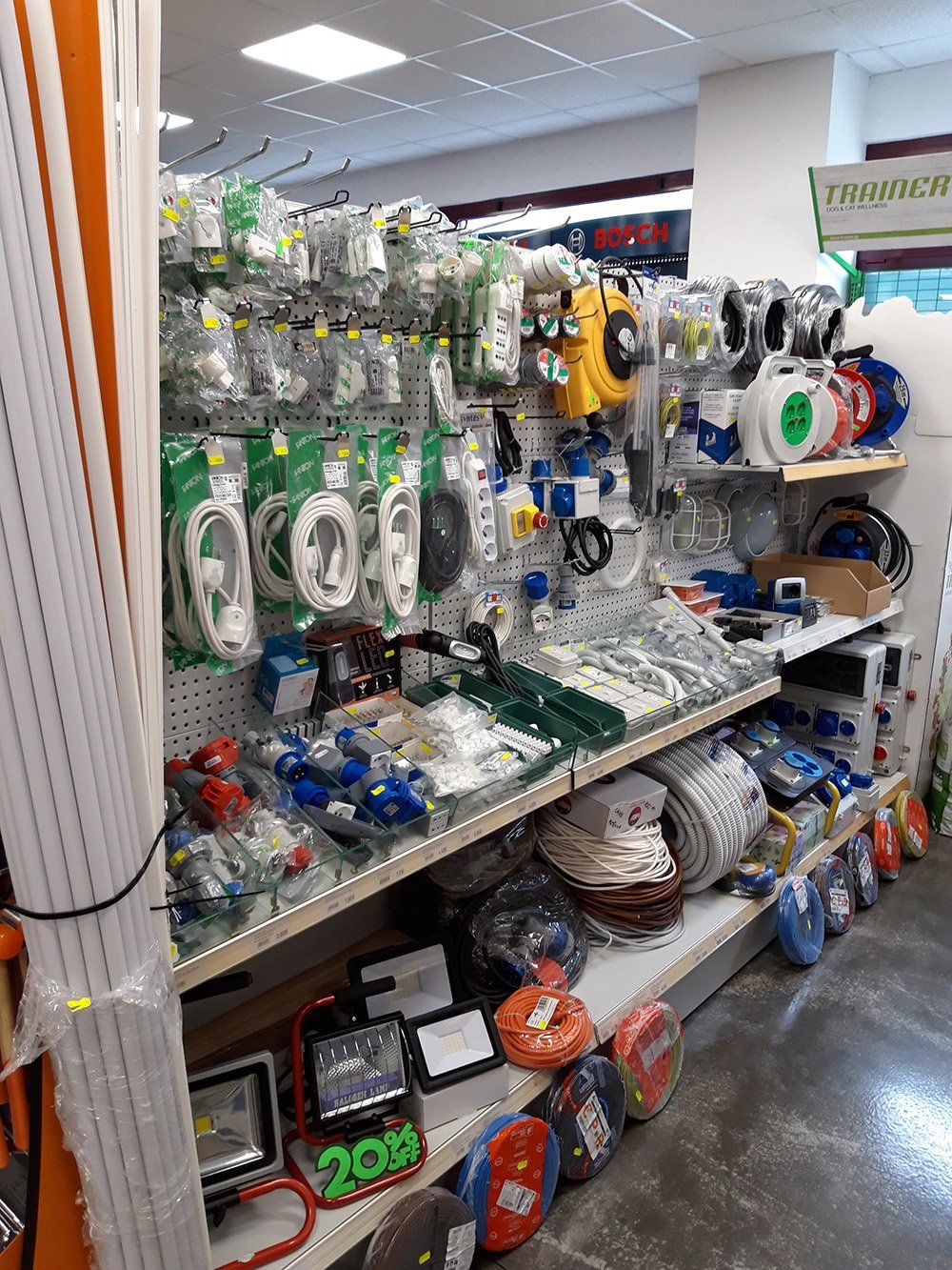 stand con prodotti