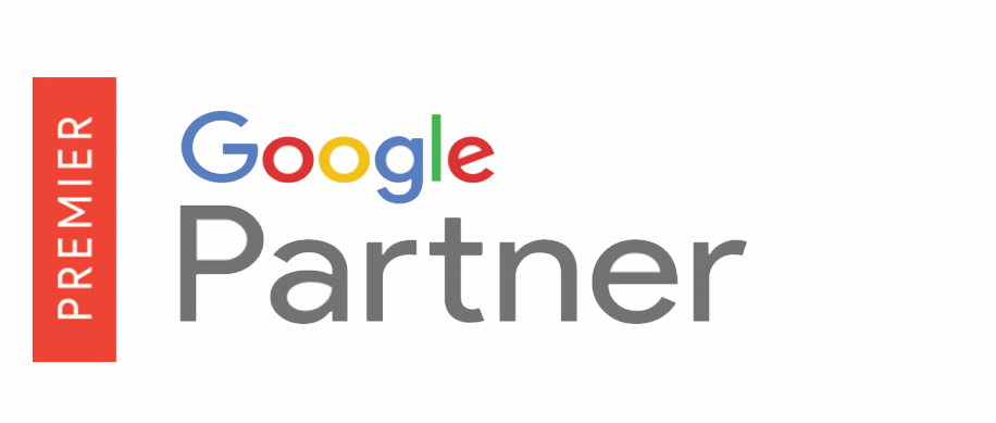 Google Partner-logo met een rode