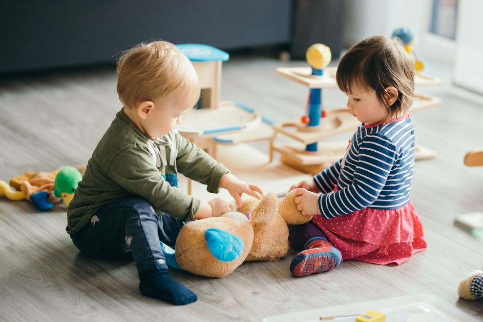 children playing together