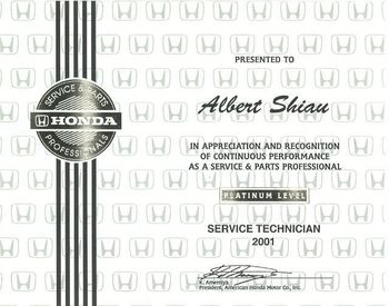 Clutch Repair — Platinum Level Service Technical 2001 in La Puente, CA