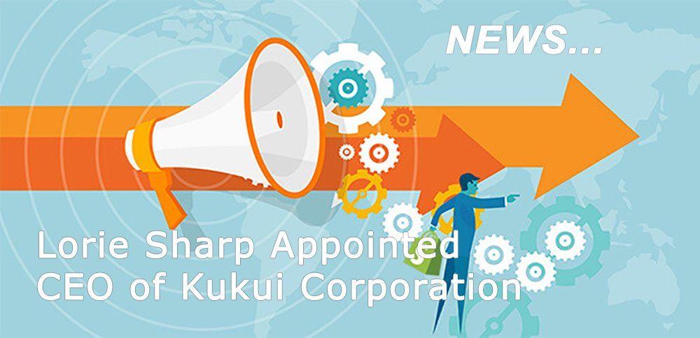 Lorie sharp has been appointed ceo of kukui corporation