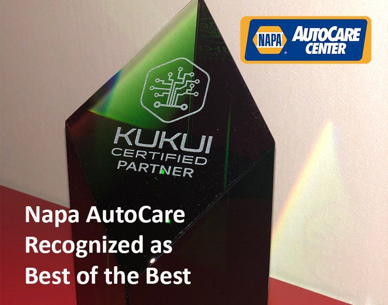 A plaque that says kukui certified partner on it