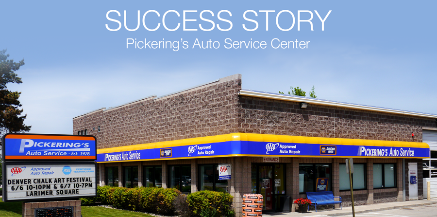 A picture of a success story for pickering 's auto service center