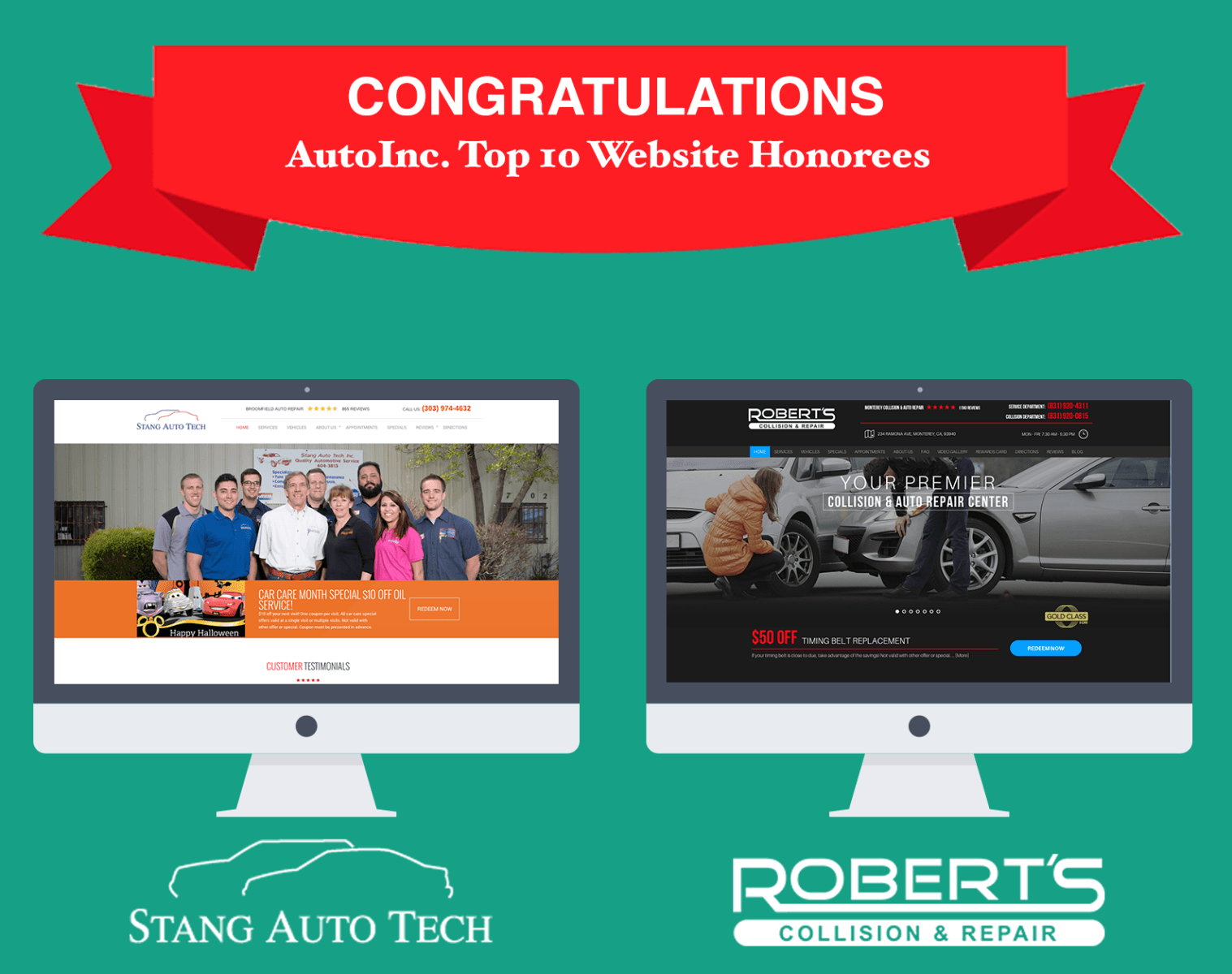 Congratulations auto inc. top 10 website honorees