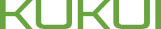 The word kuku is written in green on a white background.