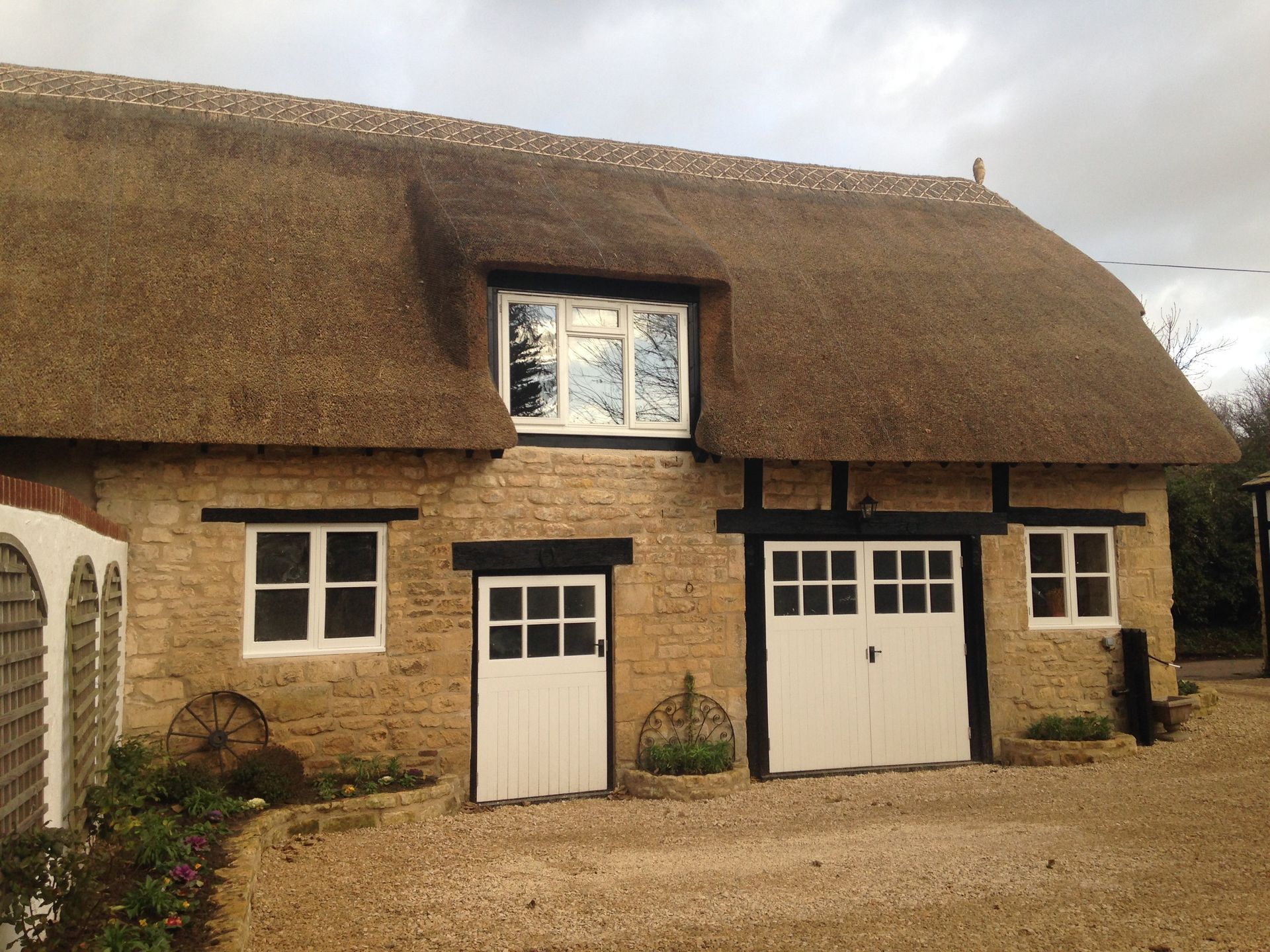 Thatched roof restoration by RTB construction in Cheltenham