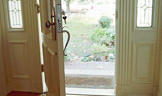White fancy Door — Door Doctor