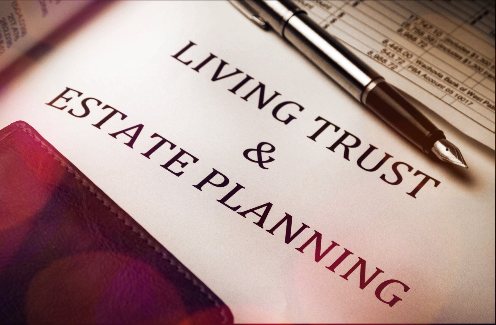 Wills And Probate — Living Trust And Estate Planning Form On A Desk in Providence, RI Wills And Probate — Living Trust And Estate Planning Form On A Desk in Providence, RI