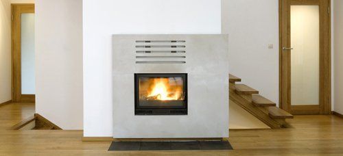 Central heating equipment in home