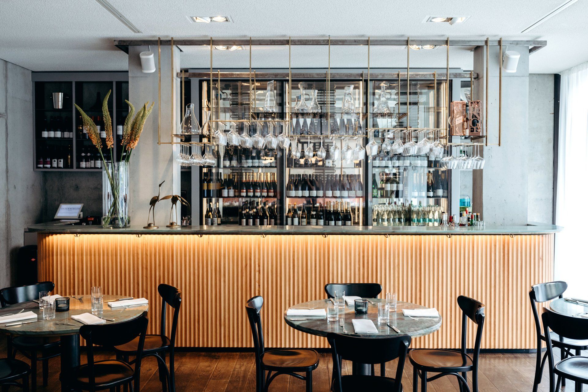 Osterberger Mitte, Stefan Gruber, Thorsten Osterberger, Gastro, Restaurant, emerald green quarzite