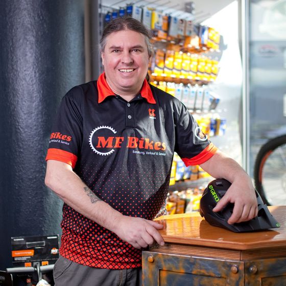 Martin Fügert, Eigentümer MF-Bikes in Gießen Martin Fuegert, Inhaber MF Bikes