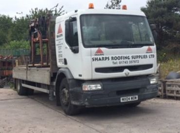 Sharps Roofing Supplies Ltd company van
