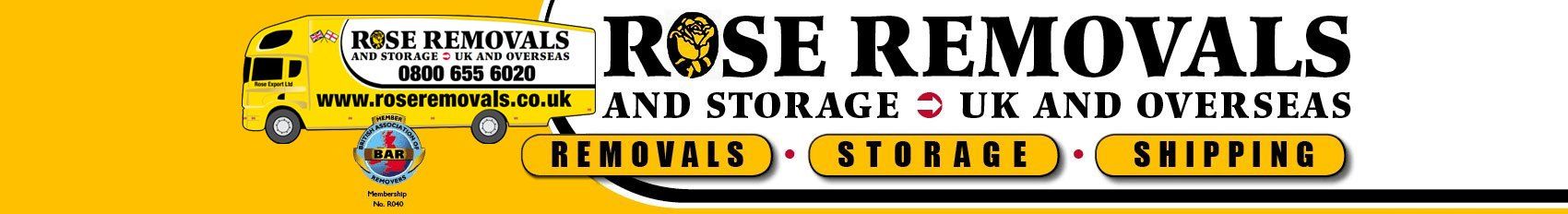 ROSE REMOVALS logo