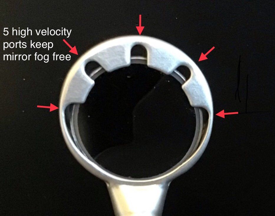 Bernoulli's Principal used for airflow in Nu-Bird mirrors