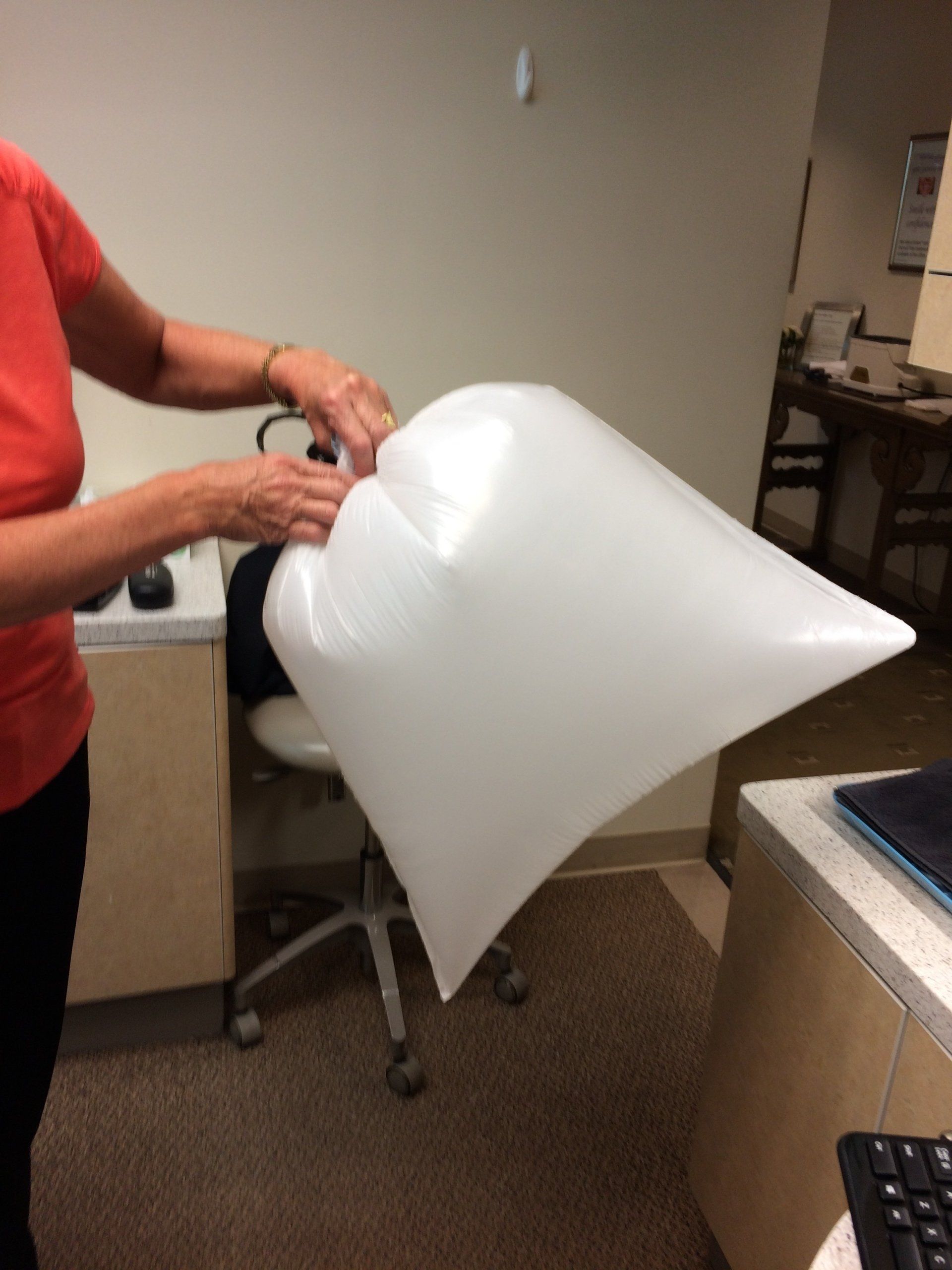Measuring cubic air volume