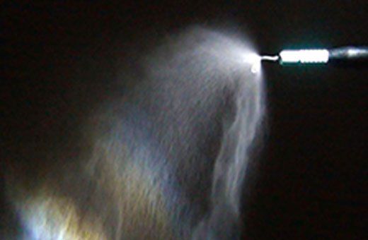 Generated dental aerosols....