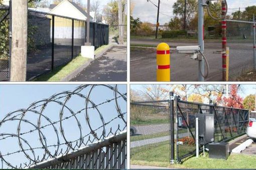 newly installed fencing