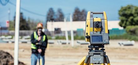 Robotic Station with a Prism Pole - Land Development & Planning Engineers in Manchester, NH Robotic Station with a Prism Pole - Land Development & Planning Engineers in Manchester, NH
