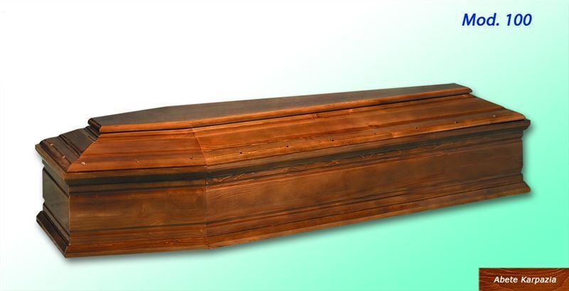 cofano per defunti modello in noce