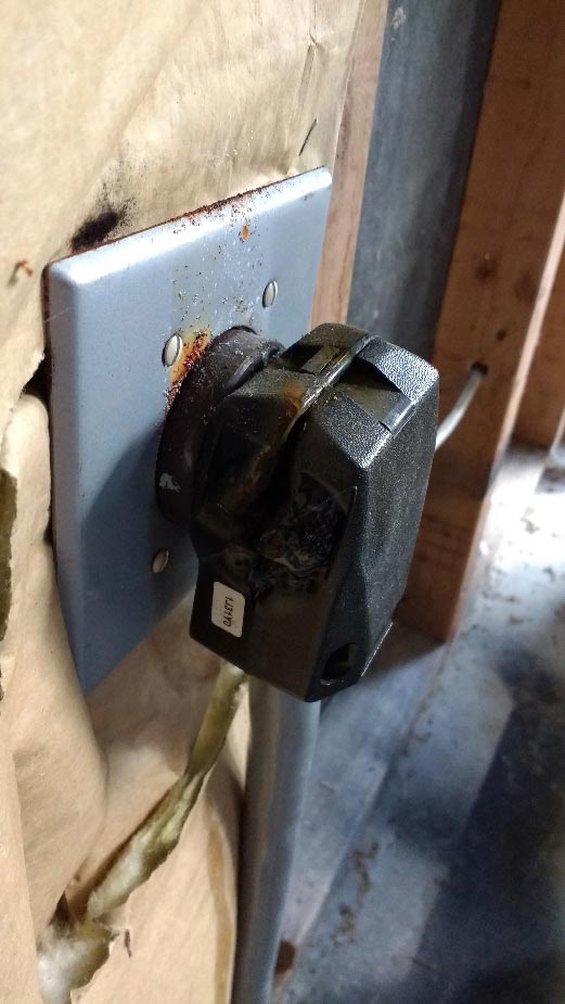 burnt out plug