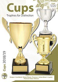 Catalogue for cups trophies for distinction.