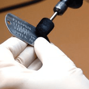 Cleaning pet tags