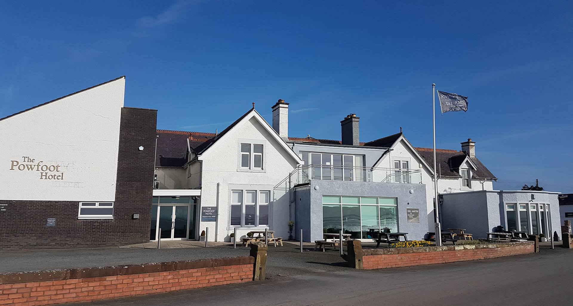 The imposing Powfoot Hotel near Annan, south west Scotland, perfect for weddings and conferences too.